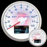 4in1 Abgastemperatur Anzeige + Öldruck Öltemperatur Volt - Multi-gauge OLED - STW-Solutions