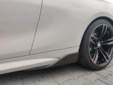 Carbon Seitenschweller Aufsatz Wings Side Skirts für BMW M2 F87 inkl. LCI - STW-Solutions