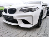 Carbon Front Flaps Flügel Spoiler Frontaufsatz passend für BMW M2 F87 inkl. LCI - STW-Solutions