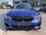 Front-Flaps Frontsplitter passend für BMW 3er G20 G21 - STW-Solutions