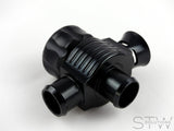 BOV Pop Blow Off Kolben Ventil 25mm einstellbar - Splitter - VW Audi Seat Skoda 1.8T - STW-Solutions