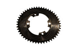 ALUGEAR Kettenblatt oval Aero 1-fach | LK 107 mm asymmetrisch 50T Rennrad TT - STW-Solutions