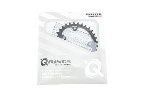 ROTOR Q-Rings Oval 2-fach BCD80x4 Kettenblatt für Shimano GRX 30T innen / inner