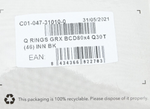 ROTOR Q-Rings Oval 2-fach BCD80x4 Kettenblatt für Shimano GRX 30T innen / inner