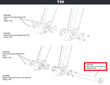 Look T20 Vorderachse 12mm Axe traversant avant Traversant #00024997 BMX