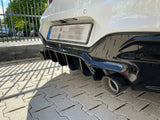 Carbon matt / glänzend Auspuffblenden Endrohre für BMW Fx 140i 240i mit Perf. ESD