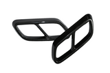Auspuffblende Abdeckung Satz für Mercedes Benz C-Klasse W206 S206 Carbon-Look - STW-Solutions