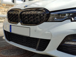 Diamand Frontziergitter Grill Nieren schwarz für BMW 3er G20 G21 340i inkl. PASP - STW-Solutions