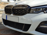Diamand Frontziergitter Grill Nieren schwarz für BMW 3er G20 G21 340i inkl. PASP - STW-Solutions