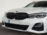 Frontgrill Nieren Doppelsteg schwarz für BMW 3er G20 G21 mit/ohne PASP