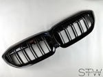 Frontgrill Nieren Doppelsteg schwarz für BMW 3er G20 G21 mit/ohne PASP
