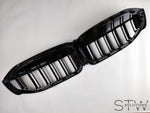 Frontgrill Nieren Doppelsteg schwarz für BMW 3er G20 G21 mit/ohne PASP