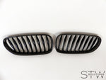 Carbon Frontgrill Nieren Frontziergitter schwarz für BMW Z4 M E85 E86 - STW-Solutions