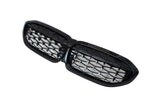 Diamand Frontziergitter Grill Nieren schwarz für BMW 3er G20 G21 340i inkl. PASP - STW-Solutions