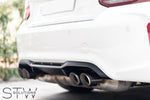 Carbon matt / glänzend Auspuffblenden Endrohre für BMW M2 F87 mit Perf. ESD