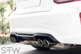 Carbon matt / glänzend Auspuffblenden Endrohre für BMW M2 F87 mit Perf. ESD