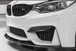 Carbon Front Flaps Frontlippe Spoiler Ecken -small- für BMW M3 F80 M4 F82 F83 - STW-Solutions