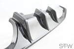 dry Carbon Diffusor Heckdiffusor - Auspuffblende für BMW M3 F80 + M4 F82 + F83 - STW-Solutions