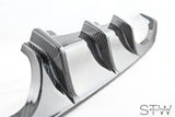 dry Carbon Diffusor Heckdiffusor - Auspuffblende für BMW M3 F80 + M4 F82 + F83 - STW-Solutions