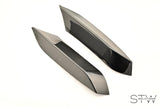 Carbon Front Flaps Frontlippe Spoiler Ecken -small V2- für BMW M3 F80 M4 F82 F83