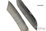 Carbon Front Flaps Frontlippe Spoiler Ecken -small V2- für BMW M3 F80 M4 F82 F83