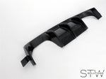 Carbon Diffusor Heckdiffusor Auspuffblende 3-teilig für BMW M3 F80 + M4 F82 F83 - STW-Solutions