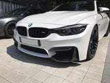 Carbon Splitter Front-Spoiler-Ecken Flaps Wings - für BMW M3 F80 + M4 F82 F83