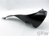 Carbon glanz Lufteinlass Hutze / airintake rechts für Buell XB9 XB12 ab Bj.2008