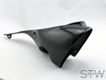 Carbon glanz Lufteinlass Hutze / airintake rechts für Buell XB9 XB12 ab Bj.2008