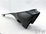 Carbon glanz Lufteinlass Hutze / airintake rechts für Buell XB9 XB12 ab Bj.2008