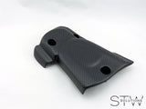Carbon matt Riemenabdeckung Pulley Sprocket Cover für Buell XB9 XB12 R / S EBR