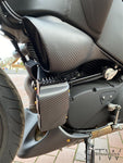 Carbon matt Ölkühlerabdeckung Verkleidung 8-Reihig für Buell XB 9 12 ab 2008 EBR - STW-Solutions