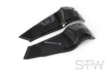 Carbon glanz Rahmenschoner -Abdeckung -Schützer für Buell XB9 XB12  R / S / SX / SCG EBR - STW-Solutions
