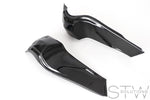 Carbon glanz Rahmenschoner -Abdeckung -Schützer für Buell XB9 XB12  R / S / SX / SCG EBR - STW-Solutions