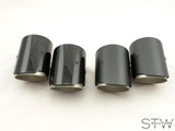 Carbon matt / glänzend Auspuffblenden Endrohre für BMW Fx 140i 240i mit Perf. ESD