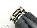 Carbon matt /glänzend Auspuffblende Endrohr UNIVERSAL 60mm