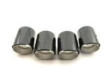 Carbon matt / glänzend Auspuffblenden Endrohre für BMW M3 M4 - 90mm