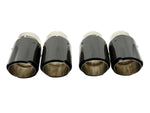 Carbon matt / glänzend Auspuffblende Endrohr exhaust tips für REMUS BULL-X 64mm