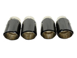Carbon matt / glänzend Auspuffblende Endrohr exhaust tips für REMUS BULL-X 64mm