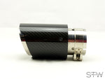 Carbon matt /glänzend Auspuffblende Endrohr UNIVERSAL 60mm