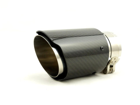 Carbon matt / glänzend Auspuffblende Endrohr UNIVERSAL 70mm