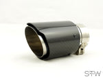 Carbon matt /glänzend Auspuffblende Endrohr UNIVERSAL 60mm