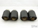 Carbon matt / glänzend Auspuffblende Endrohr UNIVERSAL 70mm