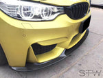 Carbon Frontspoiler Frontlippe Splitter V2 für BMW M3 F80 + M4 F82 F83
