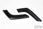 Carbon Diffusor Ansatz Heckdiffusor Ecken 2-teilig für BMW M3 F80 + M4 F82 F83