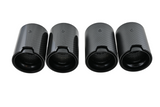 Carbon matt / glänzend Auspuffblenden Endrohre MP für BMW M3 M4 - 93mm schwarz