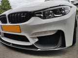 Carbon Splitter Front-Spoiler-Ecken Flaps Wings - für BMW M3 F80 + M4 F82 F83