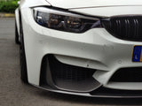 Carbon Splitter Front-Spoiler-Ecken Flaps Wings - für BMW M3 F80 + M4 F82 F83