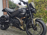 Carbon glanz Fersenschützer -/Schoner vorne für Buell XB9 XB12 R S SX STT SCG EBR - STW-Solutions