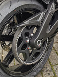 Carbon glanz Beltschutz / Kettenschutz / Riemenabdeckung oben ab 2006 für Buell XB9 XB12 - STW-Solutions